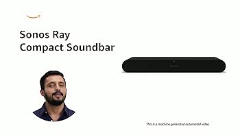 SONOS RAYスピーカー 黒 Sonos Ray - Impressively Compact Soundbar (Black) – AV Shack